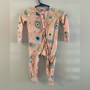 Posh Peanut Ruffled Zipper Footie